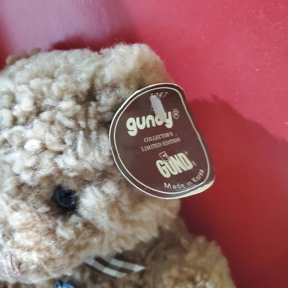 NIB vtg GUND Limited Edition Collector's Bear 1987 - Picture 11 of 11